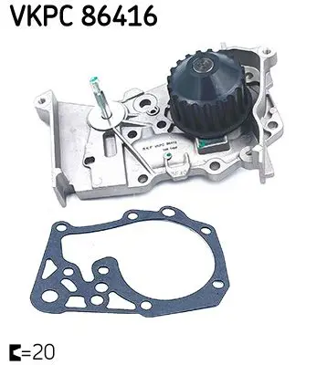 Ūdenssūknis SKF VKPC86416