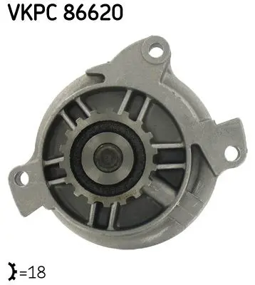 Ūdenssūknis SKF VKPC86620