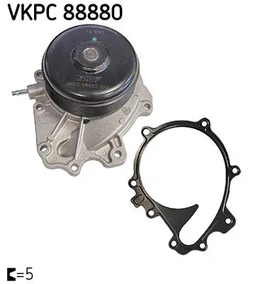 Ūdens sūknis, dzinēja dzesēšana SKF VKPC88880