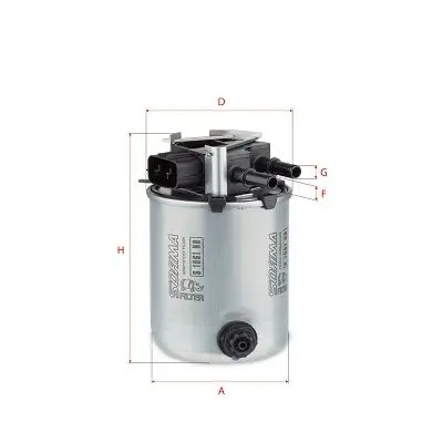 Degvielas filtrs SOFIMA S1061NR