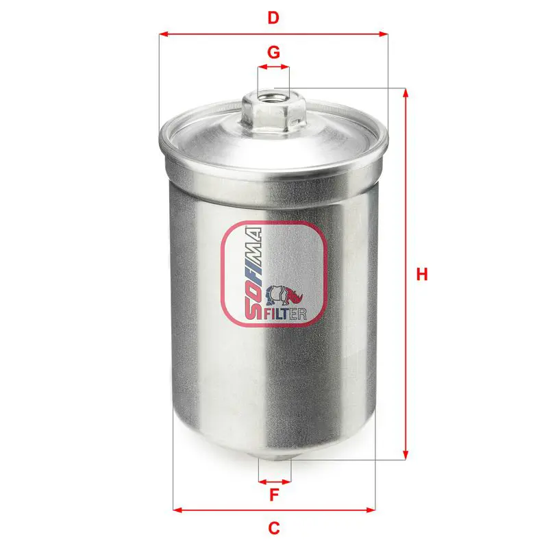 Degvielas filtrs SOFIMA S1502B