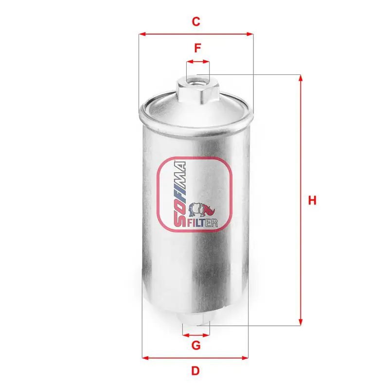 Degvielas filtrs SOFIMA S1504B