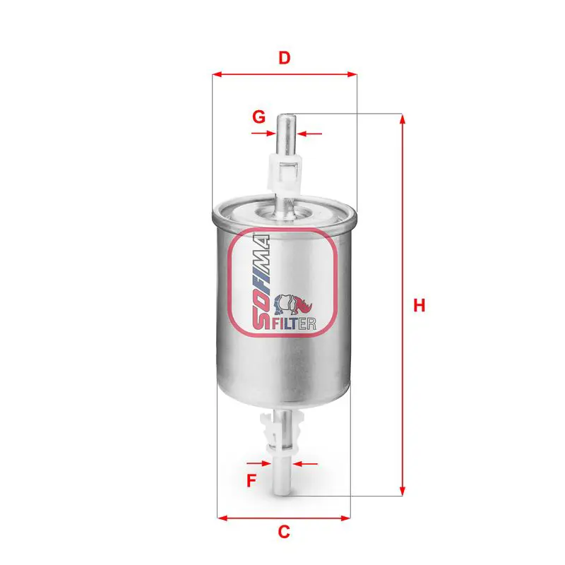 Degvielas filtrs SOFIMA S1515B