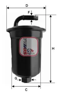 Degvielas filtrs SOFIMA S1694B