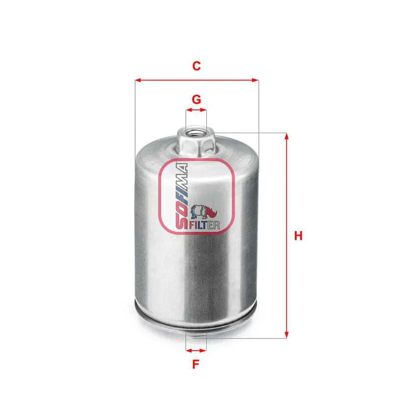 Degvielas filtrs SOFIMA S1748B