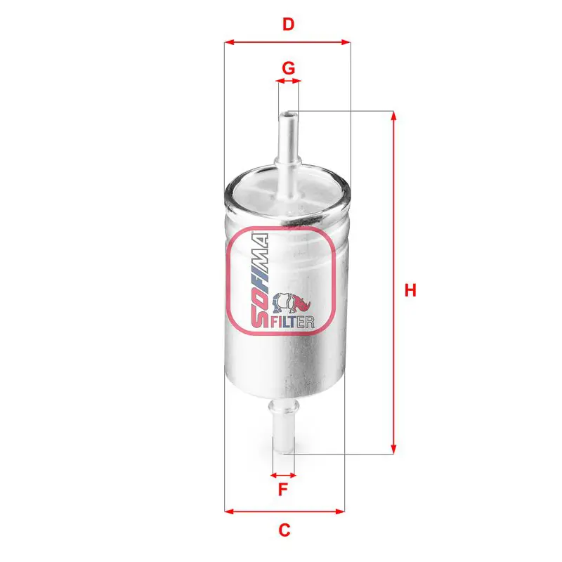 Degvielas filtrs SOFIMA S1941B