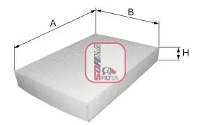 Filtrs, Salona telpas gaiss SOFIMA S3325C