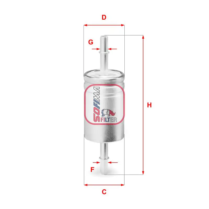 Degvielas filtrs SOFIMA S3740B