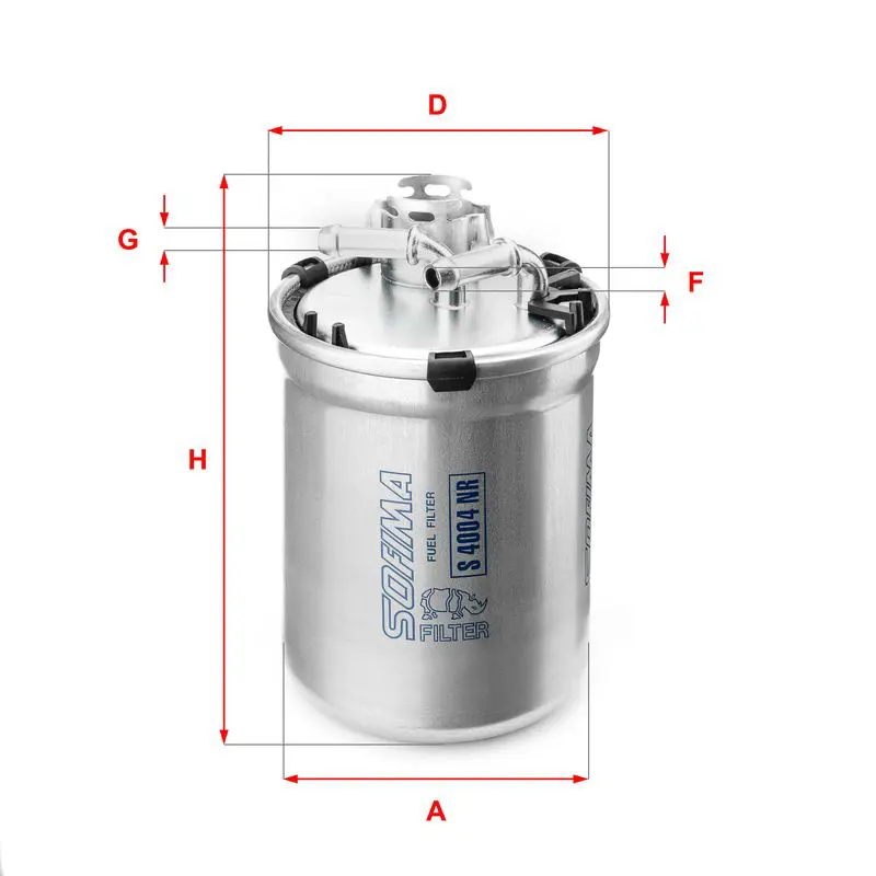 Degvielas filtrs SOFIMA S4004NR