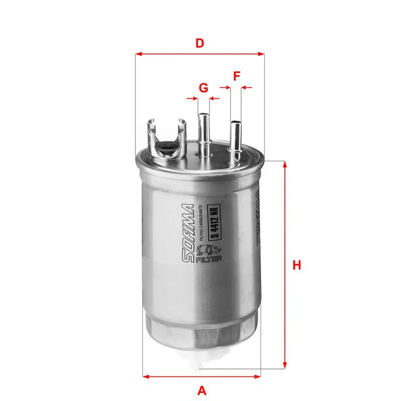 Degvielas filtrs SOFIMA S4412NR