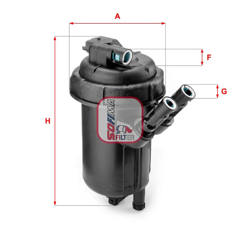 Degvielas filtrs SOFIMA S5114GC