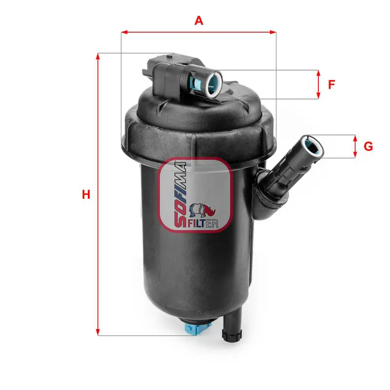 Degvielas filtrs SOFIMA S5139GC