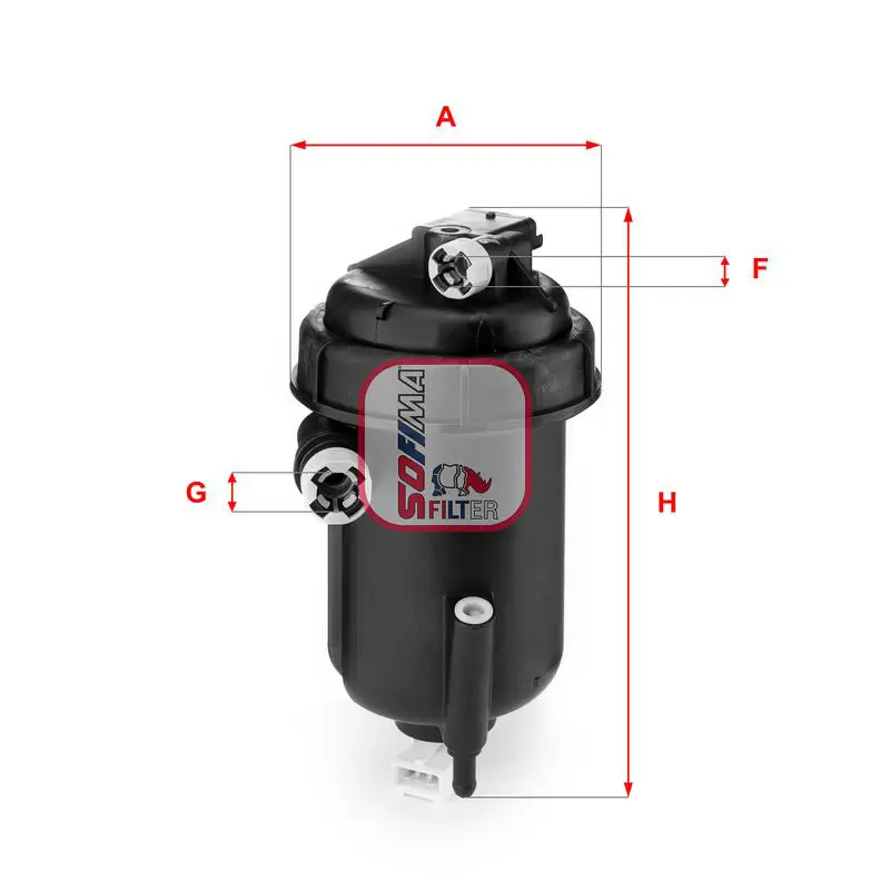 Degvielas filtrs SOFIMA S5143GC