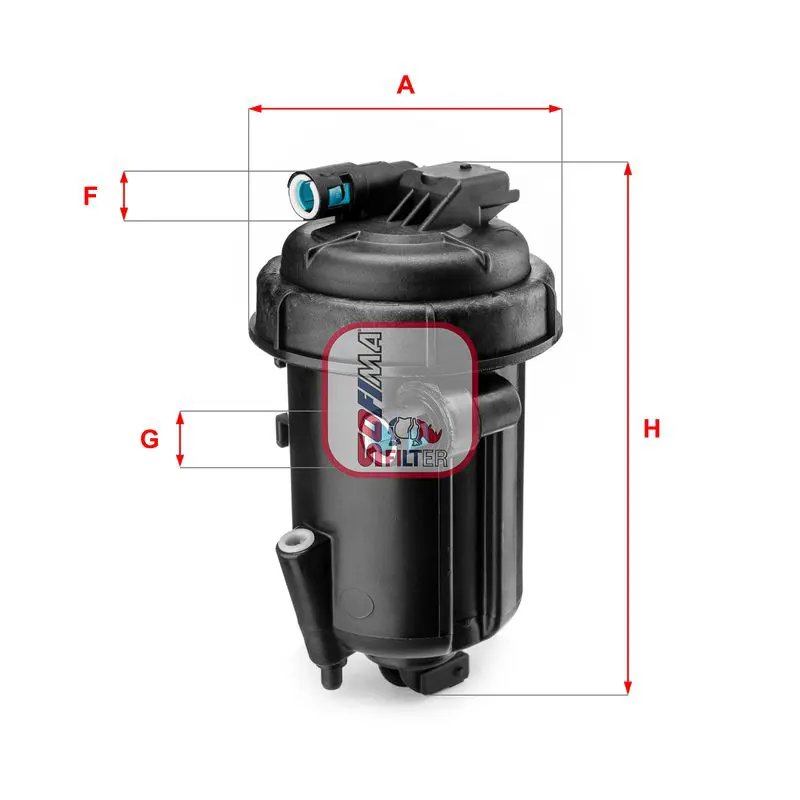 Degvielas filtrs SOFIMA S5163GC