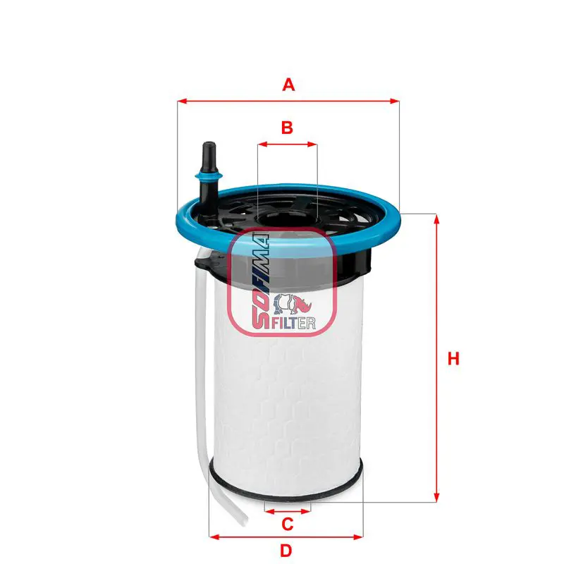 Degvielas filtrs SOFIMA S6052NE