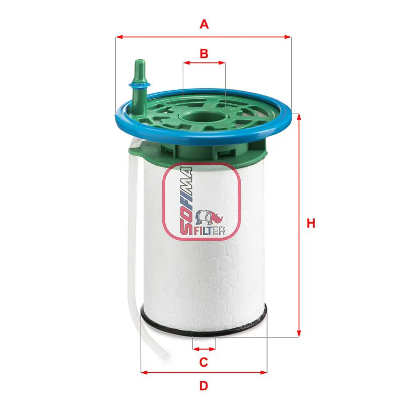 Degvielas filtrs SOFIMA S6053NE