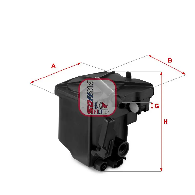 Degvielas filtrs SOFIMA S7420NR