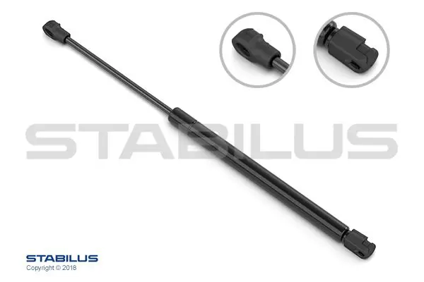 Gāzes atspere, Aizmugurējais stikls STABILUS 503366