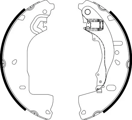 Brake Shoe Set TEXTAR 91088100