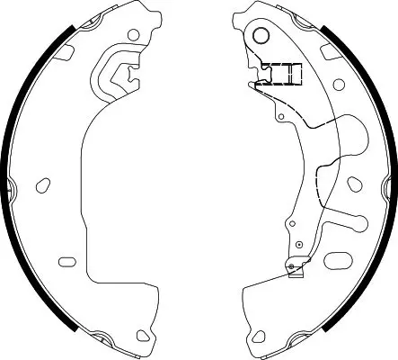 Brake Shoe Set TEXTAR 91088600