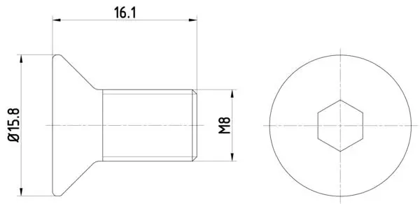Skrūve, Bremžu disks TEXTAR TPM0006