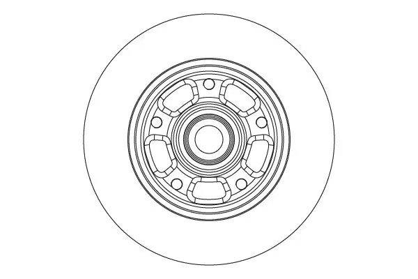 Brake Disc TRW DF6549BS