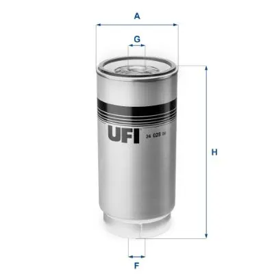 Degvielas filtrs UFI 2402800