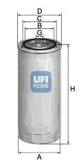 Degvielas filtrs UFI 2414100