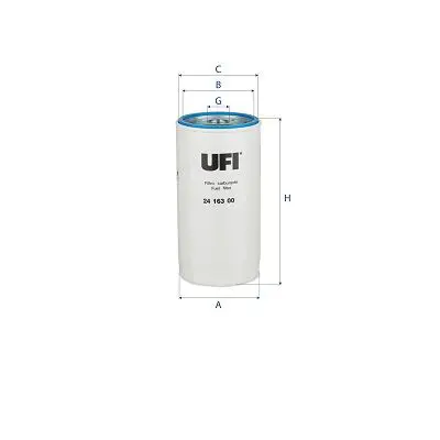 Degvielas filtrs UFI 2416300