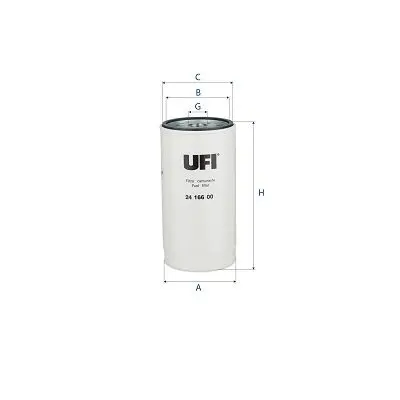 Degvielas filtrs UFI 2416600