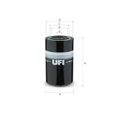 Degvielas filtrs UFI 2425700