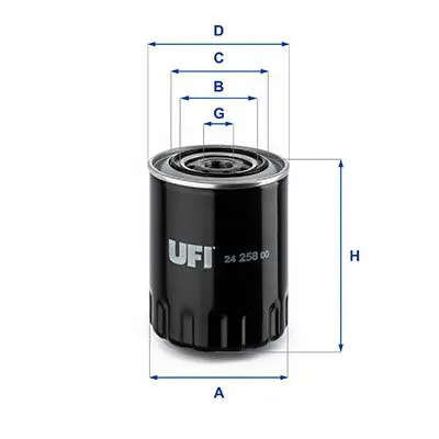 Degvielas filtrs UFI 2425800