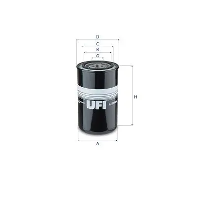 Degvielas filtrs UFI 2426600