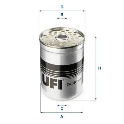 Degvielas filtrs UFI 2436100