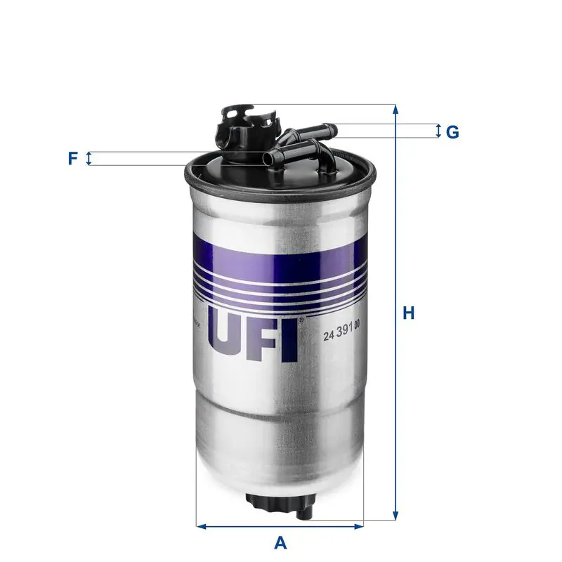Degvielas filtrs UFI 2439100