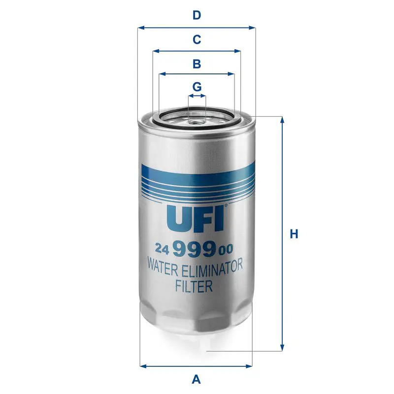 Degvielas filtrs UFI 2499900
