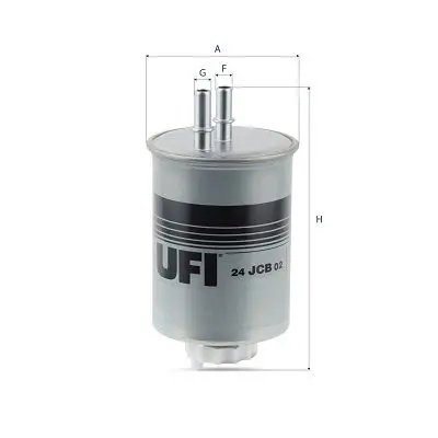 Degvielas filtrs UFI 24JCB02