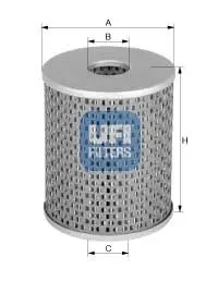 Degvielas filtrs UFI 2660100