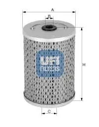 Degvielas filtrs UFI 2661800