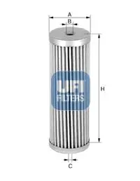 Degvielas filtrs UFI 2665400