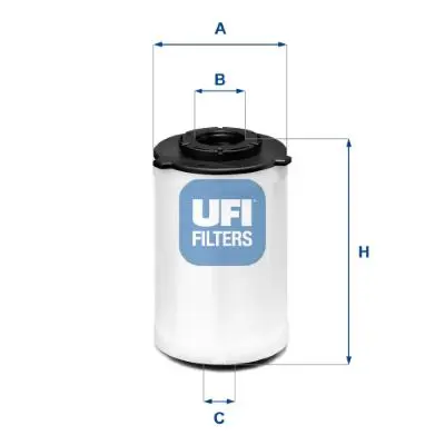 Degvielas filtrs UFI 26H2O03