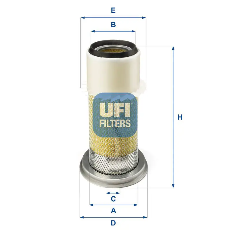 Gaisa filtrs UFI 2707800