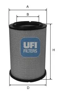 Gaisa filtrs UFI 27A4600