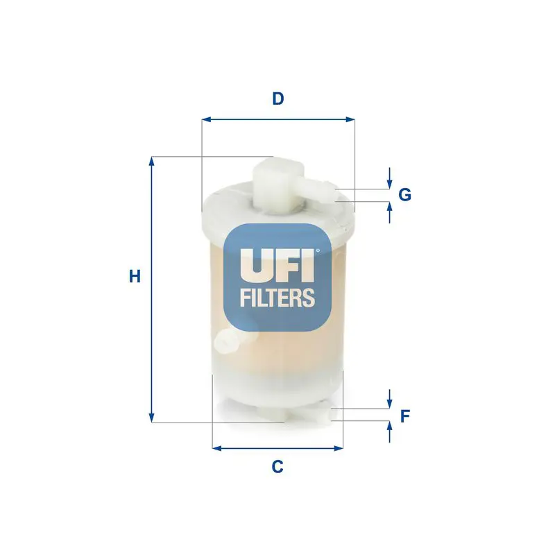Degvielas filtrs UFI 3101701