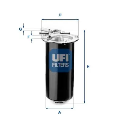 Degvielas filtrs UFI 5541101