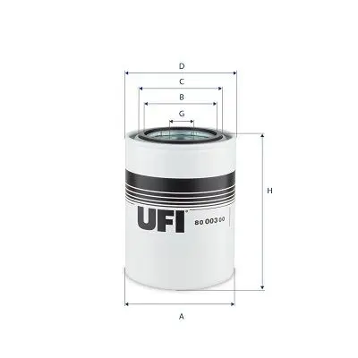 Oil Filter UFI 8000300