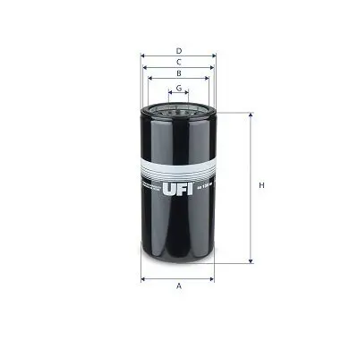 Filtrs, Hidropacēlāja sistēma UFI 8013800