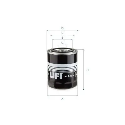Filtrs, Hidropacēlāja sistēma UFI 8014300