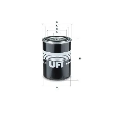 Filtrs, Hidropacēlāja sistēma UFI 8213200