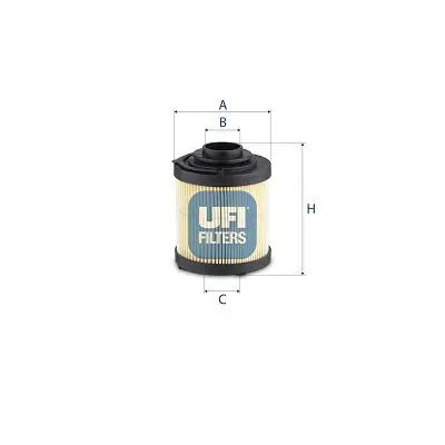 Filtrs, Hidropacēlāja sistēma UFI 8306500